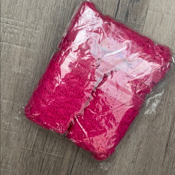 Hot Pink Crochet Knit Swimsuit 💗 - Picture 4 of 5